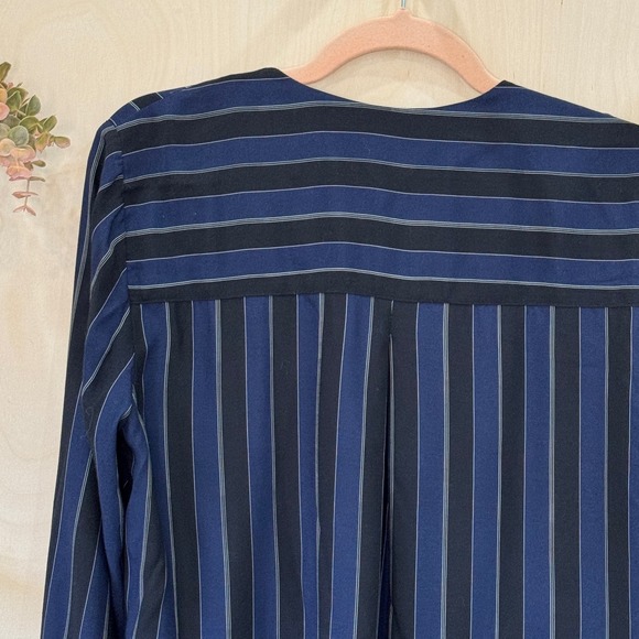 CARLISLE New York Striped Surplice Open Top Jacket Size 6 Lace Trim Detail - Picture 5 of 9